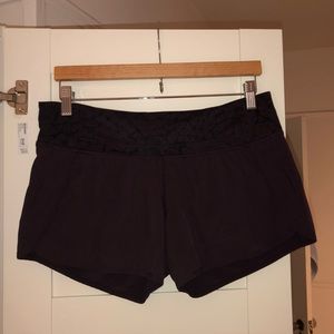 Lululemon maroon Run Times shorts